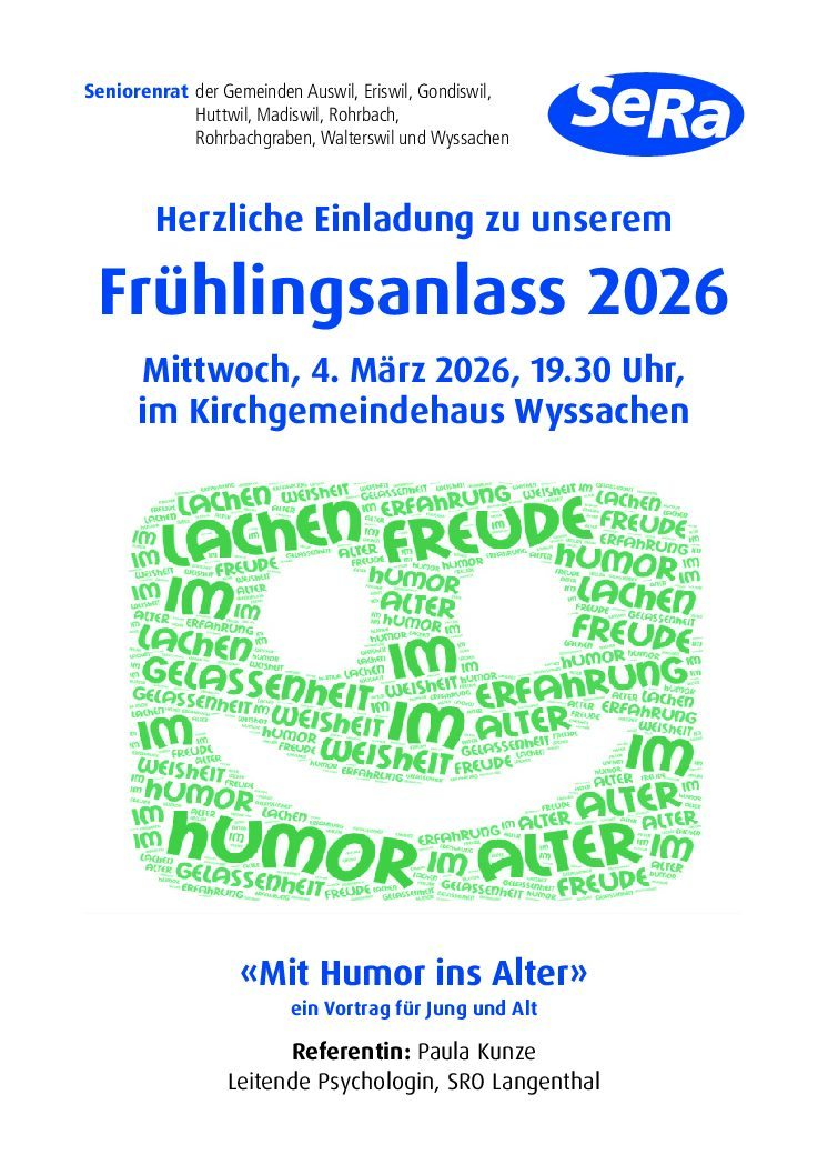 Seniorenrat - Frühlingsanlass 2026